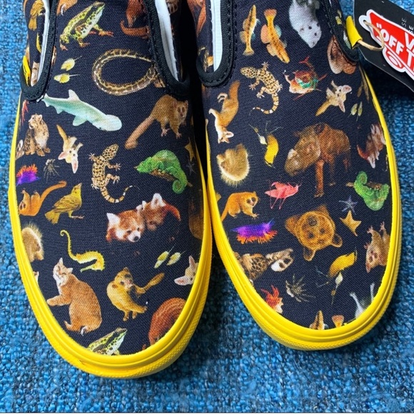 NWT Vans x National Geographic Slip On Sneakers - Picture 3 of 13